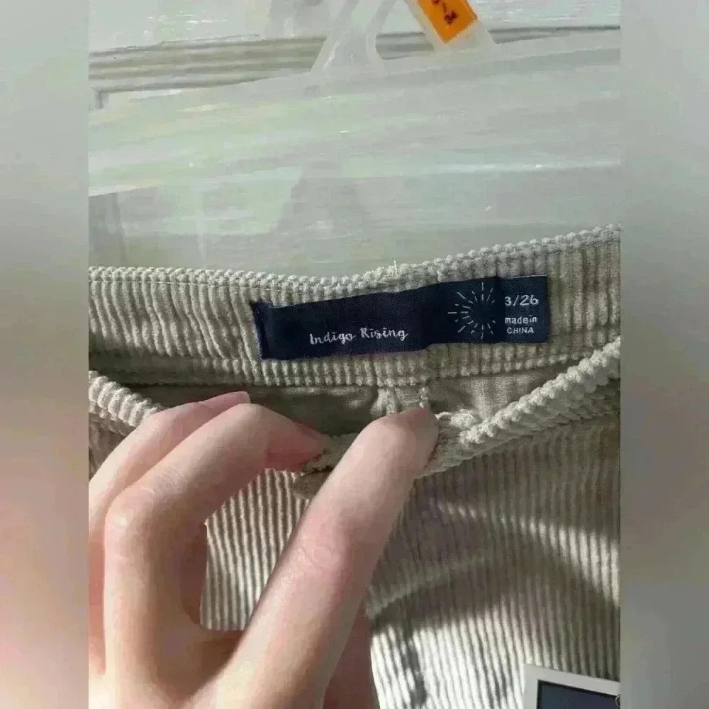 NWT Tan corduroy shorts from Indigo Rising size 3/26‎ - Picture 3 of 9